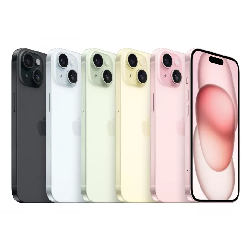 Apple iPhone 15 15,5 cm (6.1) Dual SIM iOS 17 5G USB Type-C 128 GB Niebieski