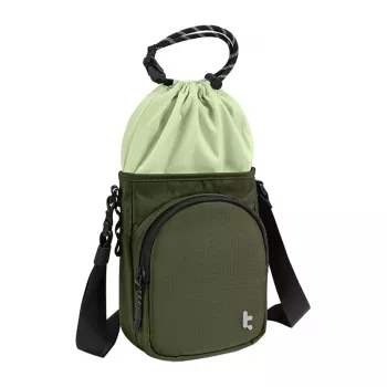 Tomtoc GameOn-G50 Switch 2 JoyCarry Sling Bag zielona — torba do przenoszenia Nintendo Switch OLED i Switch 2