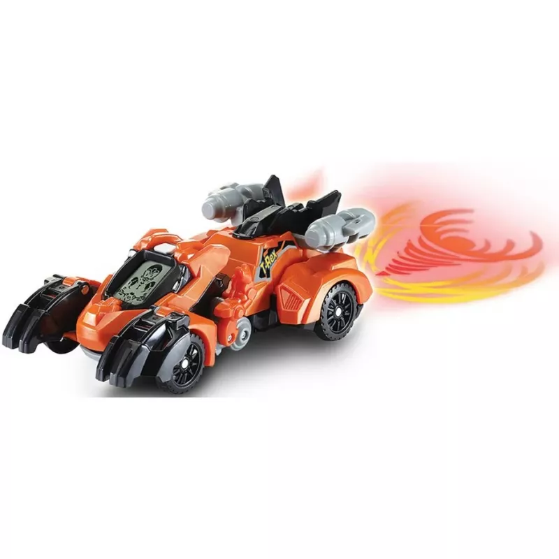 Transformująca figurka VTech Fire-T-Rex 80-538004 — zabawka elektroniczna zmieniająca się w dinozaura