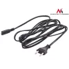 Kabel zasilający MACLEAN MCTV-809 — 1,5 m, wtyczka zasilająca typu C do złącza C1, 220–250 V