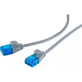 Kabel sieciowy S/CONN 08-22025 Czarny 1m Cat6 U/UTP