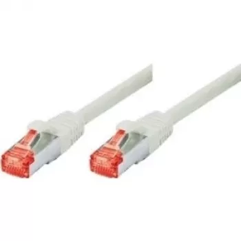 Tecline exertis Connect - kabel połączeniowy - wtyk RJ-45 (M) na wtyk RJ-45 (M) - 20 m - kabel SSTP - CAT 6 - bezhalogenowy - szary (71520)