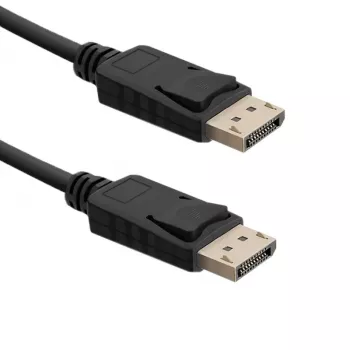 Kabel DisplayPort męski / DisplayPort męski Qoltec 50587 2 m Czarny