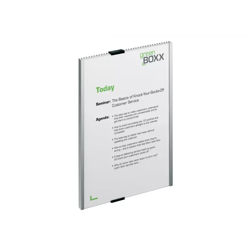 Durable Info Sign Acrylic Aluminium srebrny 4806-23