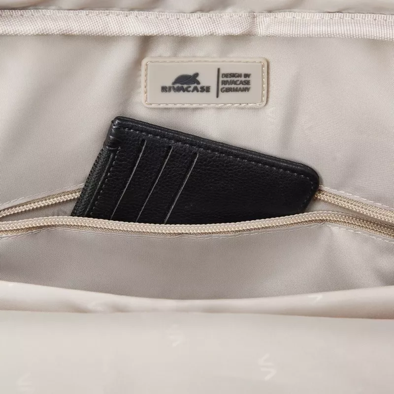 Torba na laptopa Rivacase 7921 do laptopów 14-calowych, jasnoszara