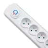 Listwa przeciwprzepięciowa Qoltec 50293 biała 8 gniazd AC 230 V