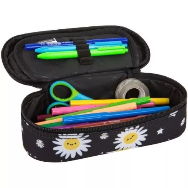 Pencil case CoolPack Campus DAISY Czarny