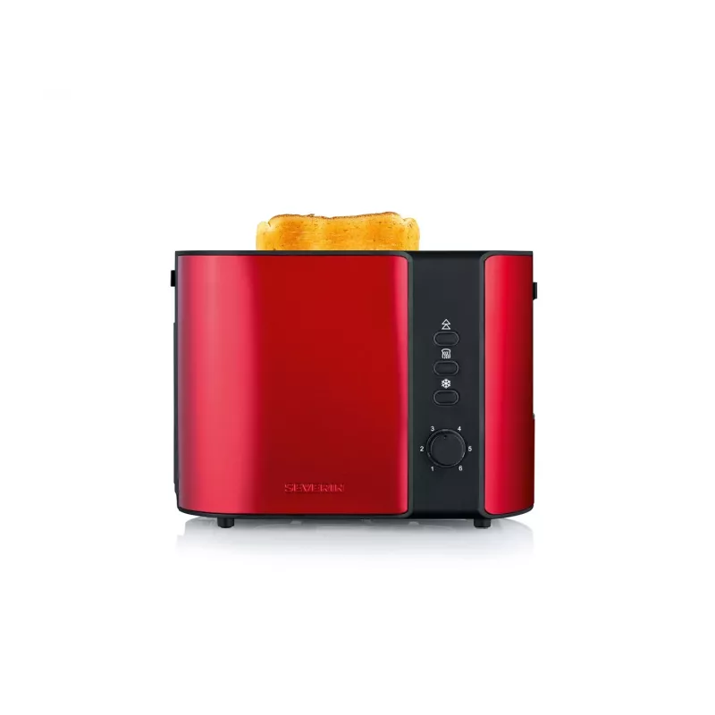 Toster Severin AT 2217 2 kromki 800 W Czarny Czerwony
