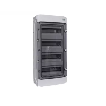 Natynkowa obudowa instalacyjna, plastik, IP65, 4. rząd, 12 modułów, 1500V DC