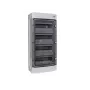 Natynkowa obudowa instalacyjna, plastik, IP65, 4. rząd, 12 modułów, 1500V DC