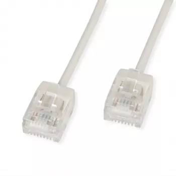 Kabel krosowy ROLINE UTP Cat.6A Ultra-krótki RJ45, szary, 3 m — sieciowy — UTP (21.15.4403)