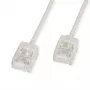 Kabel krosowy ROLINE UTP Cat.6A Ultra-krótki RJ45, szary, 3 m — sieciowy — UTP (21.15.4403)