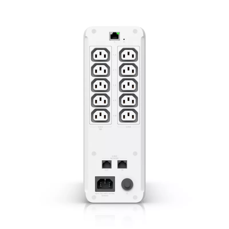 Ubiquiti UPS-TOWER-EU Unifi Managed 1 Kva zasilacz bezprzerwowy z 10 programowalnymi gniazdami