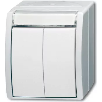 BUSCH JAEGER 1484-0-0379 - Przyciski - Biały - IP44 - CE - 74 mm - 55 mm
