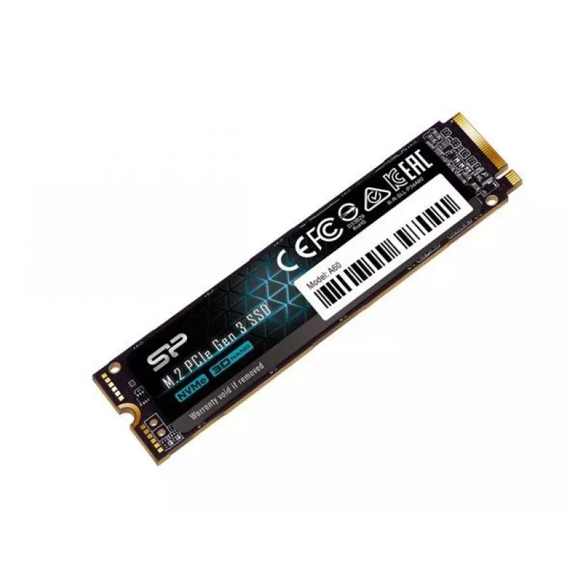 SSD M.2 NVMe Silicon Power P34A60 2 TB, PCIe 3.0 x4, odczyt 2200 MB/s, zapis 1600 MB/s