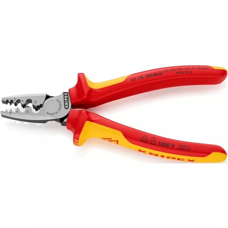 Kombinowane narzędzie do zaciskania przewodów Knipex 97 78 180