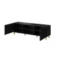 Cama szafka RTV PAFOS 150x42x52 czarny matowy