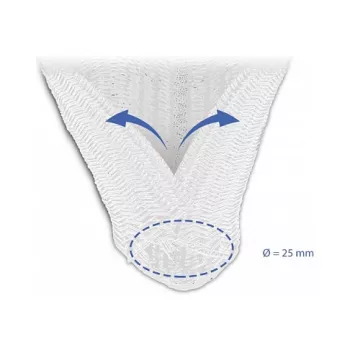 Oplot kablowy DeLOCK 20816 10 m x 25 mm biały