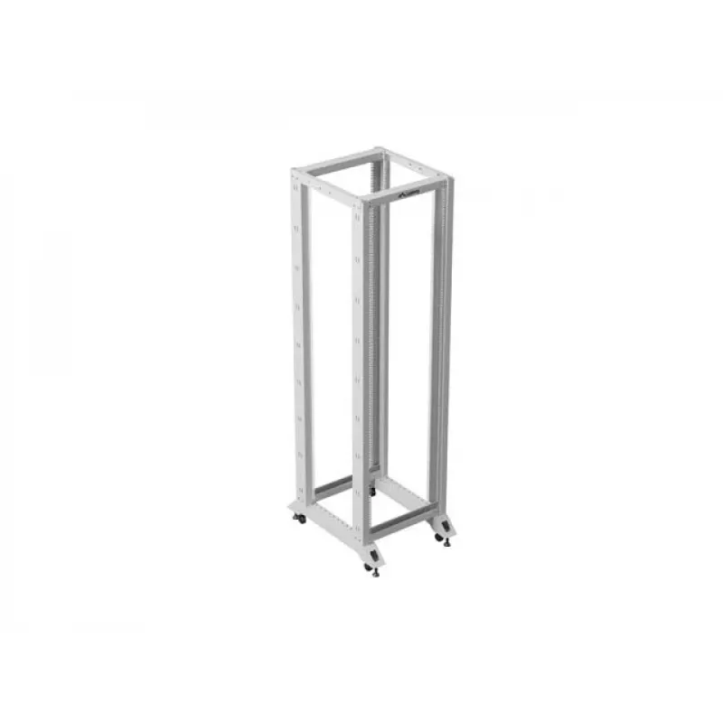 Otwarta szafa rack 19 cali LANBERG 42U, głębokość 800 mm, szerokość 600 mm, szary