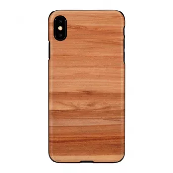 Etui man and wood do iPhone X/XS — czarny cappuccino, etui ochronne