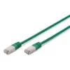 Kabel sieciowy Digitus CAT 5e SF/UTP RJ-45 0,5 m zielony