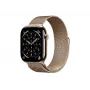 Apple Watch Series 11 GPS + Cellular 46mm Koperta z tytanu w kolorze złotym z paskiem Gold Milanese Loop – S/M (MFD74ZR/A)