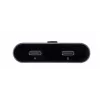 Stacja dokująca Unitek D1078A — hub USB-C, 2x wejście USB-C, 1x wyjście USB-C, 100 W PD, obsługa 4K, maks. 3480×2160, szary