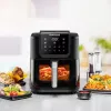 Frytkownica beztłuszczowa Rommelsbacher FRH 1700 Single 8 l wolnostojąca 1700 W z 10 programami i wyświetlaczem LED