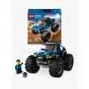Zabawka konstrukcyjna LEGO City 60402 Niebieski Monster Truck z dużymi oponami, 148 elementów, 1 minifigurka, wiek 5+