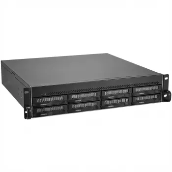 TerraMaster U8-500 PLUS serwer NAS/pamięć masowa Rack (2U) Intel® Core™ i7 16 GB DDR5 0 TB Czarny
