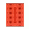 Breadboard DELOCK 18318 — plastikowa płytka prototypowa bez lutowania, 36 × 46 × 10 mm, czerwona