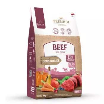 POKUSA Premium Selection Beef Adult - sucha karma dla psów - 3kg