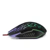 Esperanza MX211 LIGHTNING - Mysz - USB - Hiiri - Optyczna - 6 przycisków - Czarna