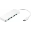Wentronic Goobay USB-C™ 4x Multiport Adapter, biały - gleichzeitiger Connector of 4x USB 3.0 A-Socket to USB-C™ Plug (66274)