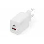 Ładowarka sieciowa USB GaN DIGITUS DA-10301 — 30 W, 1× USB-C, 1× USB-A, 100–240 V, biała