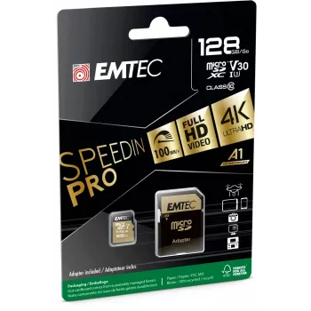 MicroSDXC Emtec SpeedIN PRO 128 GB UHS-I Class 10