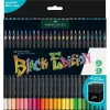 Kredki ołówkowe Faber-Castell 116450, zestaw wielokolorowy, 50 sztuk, miękki grafit, pudełko kartonowe