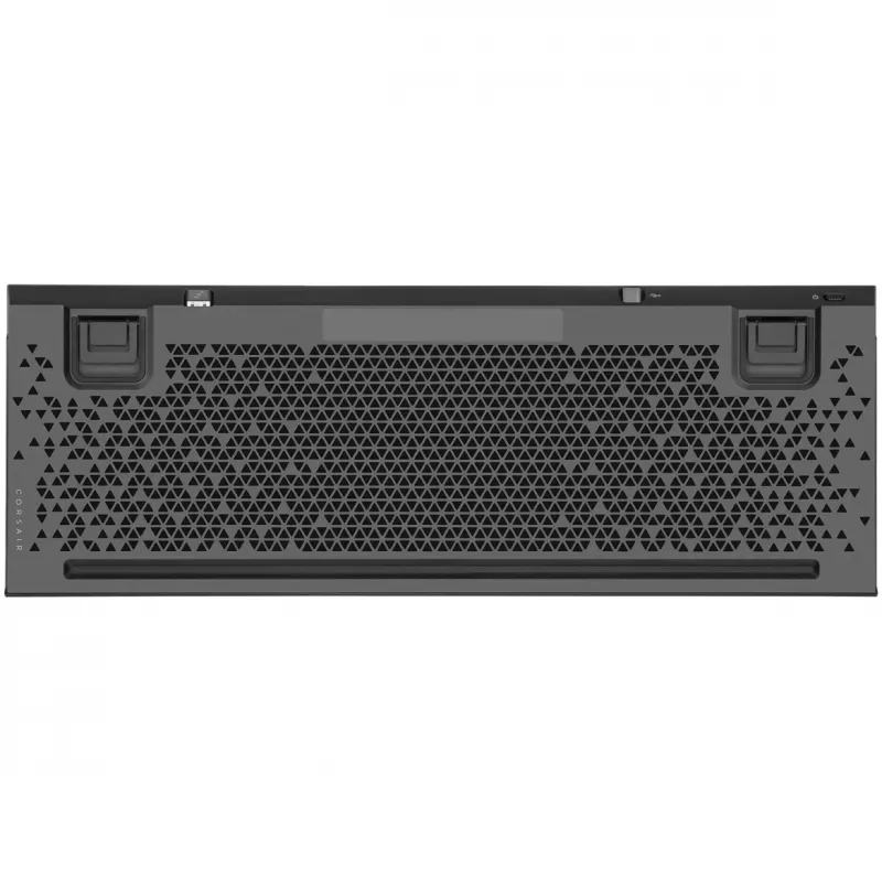 Klawiatura mechaniczna gamingowa Corsair K100 RGB AIR bezprzewodowa, ultracienka, Cherry ULP Tactile – czarna, DE
