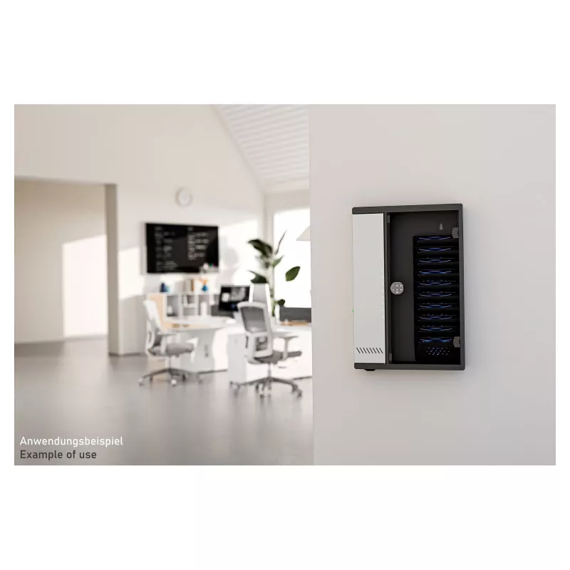 Good Connections szafka do ładowania naścienna do 11 urządzeń, USB-C, port 30 W