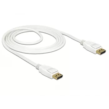 Kabel DisplayPort DeLOCK 85509 1,5 m biały