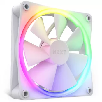 Wentylator obudowy NZXT F120 RGB 120 mm biały, 4-pin, 1800 RPM, 50.18 CFM, 18 diod LED