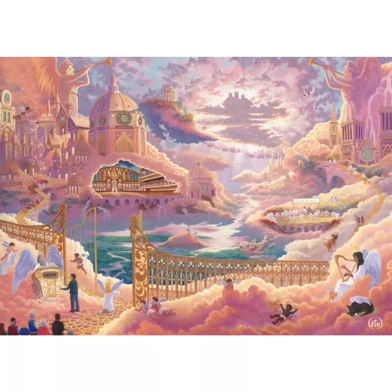 Puzzle Schmidt Spiele Zac Kinkade Kingdom of Heaven — 1000 elementów, sztuka pejzażowa
