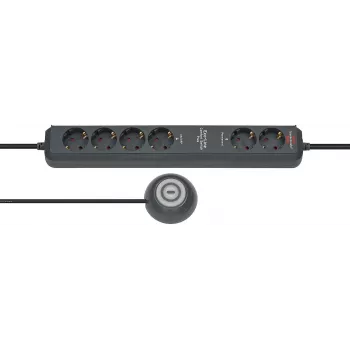 Przedłużacz Brennenstuhl Eco-Line Comfort Switch 2m 6 gniazd AC