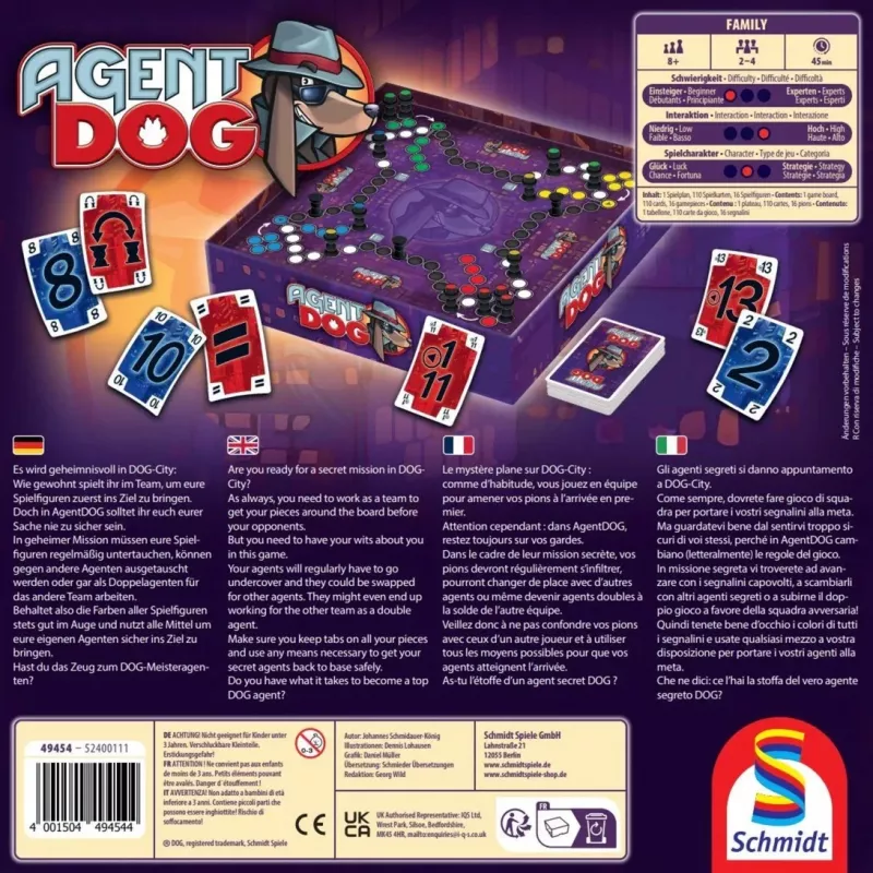Agent DOG, Gra planszowa