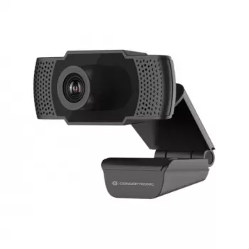 Conceptronic AMDIS 1080P Full HD Webcam with Microphone, 2 MP, 1920 x 1080 pixels, Full HD, 30 fps, H.264, M-JPEG, YUV, 90°