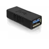 Adapter DELOCK USB 3.0-A USB-A na USB-A czarny, transfer danych USB 3.0