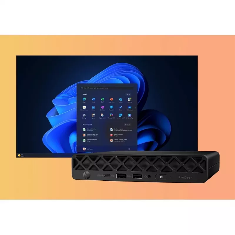 Komputer HP PRODESK 4 MINI G1I U7-265T 4 GB 500 GB zintegrowana karta graficzna Windows 10