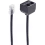 Kabel telefoniczny ShiverPeaks BS71233-8 0,1 m czarny