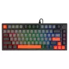 Klawiatura gamingowa Savio ASTRAL BLACK JADE 3 KOLORY USB QWERTY US International