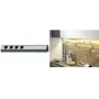 Listwa zasilająca Bachmann CASIA 2 m, 4 gniazda AC, do użytku wewnętrznego, aluminium, czarna